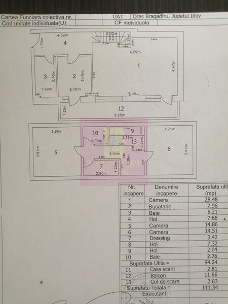 Duplex 3 camere cu scara interioara Bragadiru - Smardan-Libertatii.